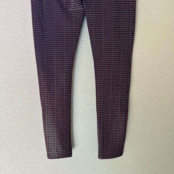 Spanx | NWT Size S Sara Blakely Leggings Metallic Mist 1wine Rose Gold - Picture 6 of 16